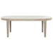 Lucaire 84-inch Cultured Marble Top Dining Table Honed Cream