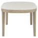 Lucaire 84-inch Cultured Marble Top Dining Table Honed Cream