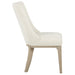 Lucaire Arched Upholstered Dining Side Chair Cream (Set of 2)