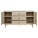 Lucaire 2-door 3-drawer Cultured Marble Top Sideboard Sandstone