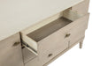 Lucaire 2-door 3-drawer Cultured Marble Top Sideboard Sandstone