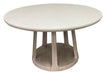Lucaire 54-inch Round Cultured Marble Dining Table Sandstone
