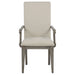 Cresswell Upholstered Dining Arm Chair Tan (Set of 2)