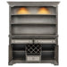 Cresswell 2-door 3-drawer Buffet and Hutch Weathered Taupe