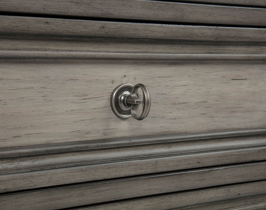 Cresswell 2-door 3-drawer Buffet and Hutch Weathered Taupe
