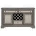 Cresswell 2-door 3-drawer Wine Storage Buffet Weathered Taupe