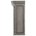 Cresswell 2-tier Touch Light Hutch Display Cabinet Weathered Taupe