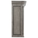 Cresswell 2-tier Touch Light Hutch Display Cabinet Weathered Taupe