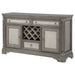 Cresswell 2-door 3-drawer Wine Storage Buffet Weathered Taupe