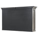 Cresswell 2-tier Touch Light Hutch Display Cabinet Weathered Taupe