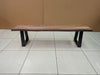 Selwyn Live Edge Solid Wood Dining Bench Light Sheesham