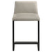 Vardon Genuine Leather Counter Height Chair Tan (Set of 2)