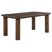 Faulkner 84-inch Extension Wood Dining Table Brown Oak