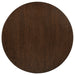 Faulkner 48-inch Round Wood Dining Table Brown Oak