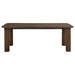 Faulkner 84-inch Extension Wood Dining Table Brown Oak