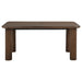 Faulkner 84-inch Extension Wood Dining Table Brown Oak