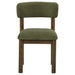 Faulkner Upholstered Dining Side Chair Moss Green (Set of 2)