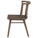 Tallis Woven Leatherette Back Dining Side Chair Brown (Set of 2)