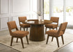 Galindo Upholstered Dining Side Chair Nutmeg (Set of 2)