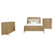 Arini 3-piece Queen Bedroom Set Sand Wash and Natural Cane