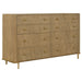 Arini 3-piece Queen Bedroom Set Sand Wash and Natural Cane