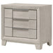 Farre 2-drawer Nightstand Bedside Table Washed Grey