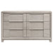 Farre 6-drawer Dresser Washed Grey