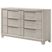 Farre 6-drawer Dresser Washed Grey