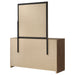 Etienne 6-drawer Dresser with Mirror Walnut