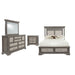 Cresswell 4-piece Eastern King Storage Bedroom Set Weathered Taupe