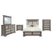 Cresswell 5-piece Eastern King Storage Bedroom Set Weathered Taupe