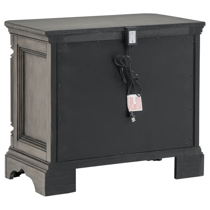 Cresswell 5-piece Eastern King Storage Bedroom Set Weathered Taupe