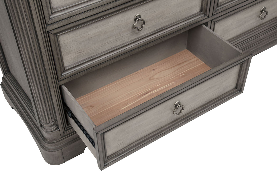 Cresswell 4-piece California King Storage Bedroom Set Taupe