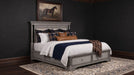 Cresswell Queen Upholstered Storage Platform Bed Weathered Taupe