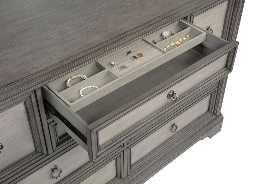 Cresswell 5-piece Queen Storage Bedroom Set Weathered Taupe