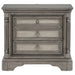 Cresswell 3-drawer Nightstand Bedside Table Weathered Taupe