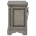 Cresswell 3-drawer Nightstand Bedside Table Weathered Taupe