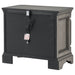 Cresswell 3-drawer Nightstand Bedside Table Weathered Taupe