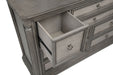 Cresswell 8-drawer Bedroom Dresser Weathered Taupe