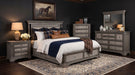Cresswell Rectangular Dresser Mirror Weathered Taupe