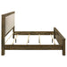 Doherty Eastern King Linen Upholstered Panel Bed Rustic Brown