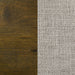 Doherty Eastern King Linen Upholstered Panel Bed Rustic Brown