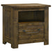 Doherty 5-piece Eastern King Bedroom Set Rustic Brown