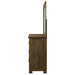 Doherty 6-drawer Dresser with Mirror Rustic Brown