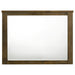 Doherty Rectangular Dresser Mirror Rustic Brown