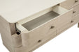 Lucaire 6-drawer Dresser Cabinet Sandstone