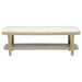 Lucaire Upholstered Bedroom Bench Sandstone