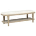 Lucaire Upholstered Bedroom Bench Sandstone