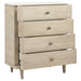 Lucaire 5-drawer Chest of Drawers Sandstone