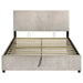Reeves Upholstered Queen Lift-Top Storage Platform Bed Beige